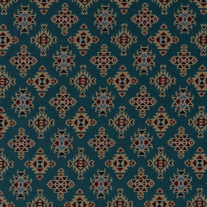 D2014 Turquoise upholstery fabric by the yard full size image