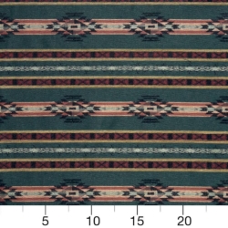 Image of D2016 Woodland Stripe showing scale of fabric