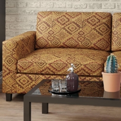 D2017 Sedona fabric upholstered on furniture scene