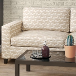 D2020 Pebble fabric upholstered on furniture scene