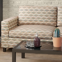 D2023 Navajo fabric upholstered on furniture scene