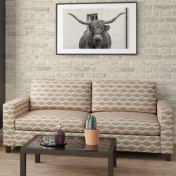 D2023 Navajo fabric upholstered on furniture scene