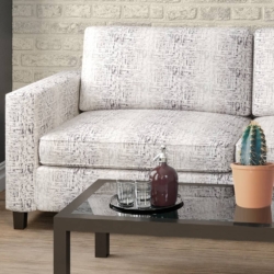 D2027 Slatestone fabric upholstered on furniture scene