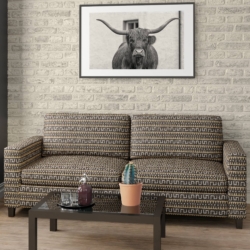 D2034 Gravel fabric upholstered on furniture scene