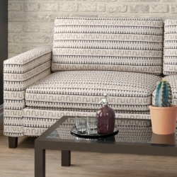 D2035 Bay fabric upholstered on furniture scene