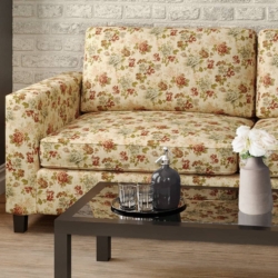 D2042 Garden fabric upholstered on furniture scene