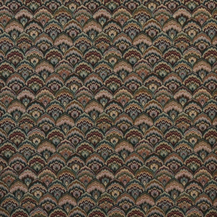 D2044 Spice Fan upholstery fabric by the yard full size image