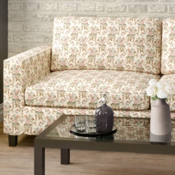 D2055 Rose Mist fabric upholstered on furniture scene