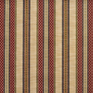 D2060 Ecru Stripe upholstery fabric by the yard full size image