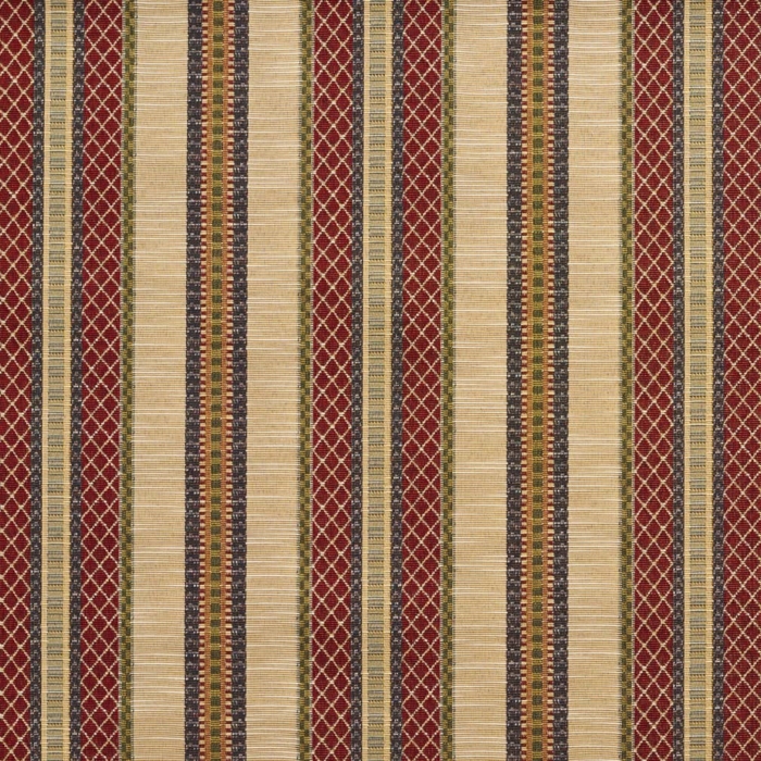 D2060 Ecru Stripe upholstery fabric by the yard full size image