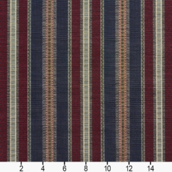 Image of D2061 Navy Stripe showing scale of fabric