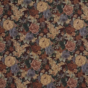 D2067 Burgundy upholstery fabric by the yard full size image