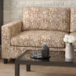 D2075 Veranda Phoenix fabric upholstered on furniture scene