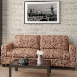 D2076 Adobe Phoenix fabric upholstered on furniture scene