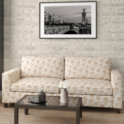 D2077 Prairie fabric upholstered on furniture scene