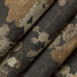D2082 Charcoal Upholstery Fabric Closeup to show texture