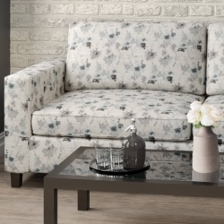 D2085 Slate fabric upholstered on furniture scene