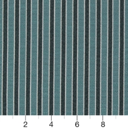 Image of D2129 Aqua Stripe showing scale of fabric