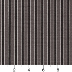 Image of D2130 Charcoal Stripe showing scale of fabric