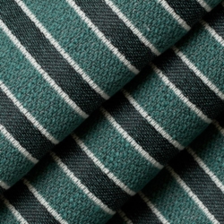D2137 Jade Stripe Upholstery Fabric Closeup to show texture