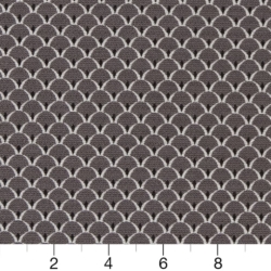 Image of D2140 Charcoal Scales showing scale of fabric