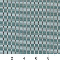 Image of D2159 Aqua Stack showing scale of fabric