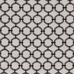 D2170 Charcoal Lattice upholstery fabric by the yard full size image