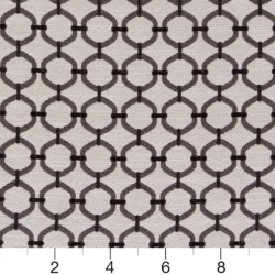 Image of D2170 Charcoal Lattice showing scale of fabric