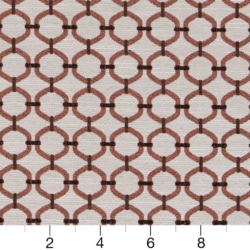 Image of D2171 Salmon Lattice showing scale of fabric