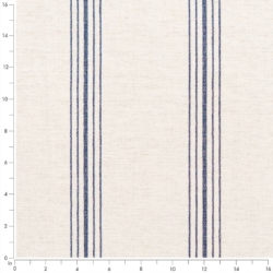 Image of D2276 Hampton Blue showing scale of fabric