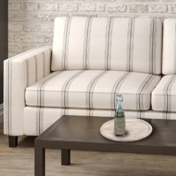 D2281 Hampton Slate fabric upholstered on furniture scene