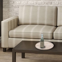 D2287 Newport Stone fabric upholstered on furniture scene