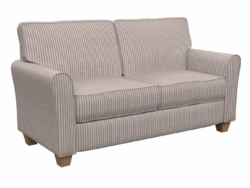D235 Stone Stripe fabric upholstered on furniture scene