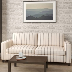 D2408 Oreo fabric upholstered on furniture scene
