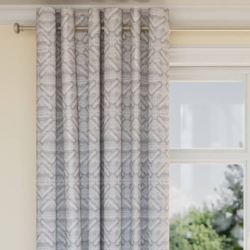 D2434 Wedgewood drapery fabric on window treatments