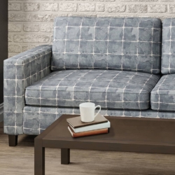 D2435 Pacific fabric upholstered on furniture scene