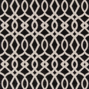 D2441 Black Crypton upholstery fabric by the yard full size image