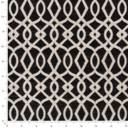 Image of D2441 Black showing scale of fabric