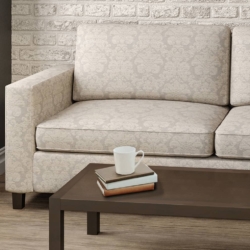 D2445 Seagull fabric upholstered on furniture scene