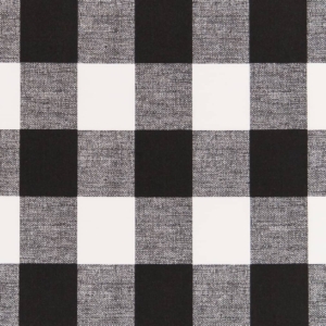 D2457 Black Outdoor upholstery and drapery fabric by the yard full size image