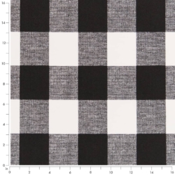 Image of D2457 Black showing scale of fabric