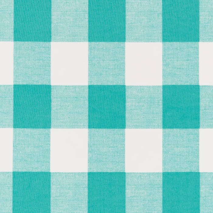 D2459 Turquoise Outdoor upholstery and drapery fabric by the yard full size image