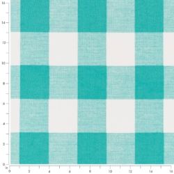 Image of D2459 Turquoise showing scale of fabric