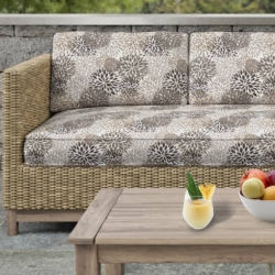 D2462 Hickory fabric upholstered on furniture scene