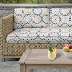 D2482 Stone fabric upholstered on furniture scene