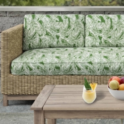 D2485 Jungle fabric upholstered on furniture scene