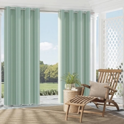 D2493 Spa drapery fabric on window treatments
