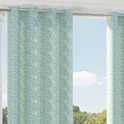 D2508 Capri drapery fabric on window treatments