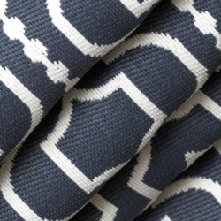 D2564 Navy Upholstery Fabric Closeup to show texture