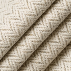 D2584 Chevron Sand Upholstery Fabric Closeup to show texture